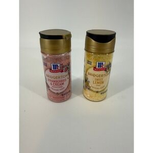 McCormick Bridgerton Finishing Sugar Strawberries & Cream‎ Sweet Lemon Set of 2